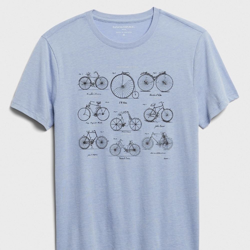 Mens Banana republic graphic Tee